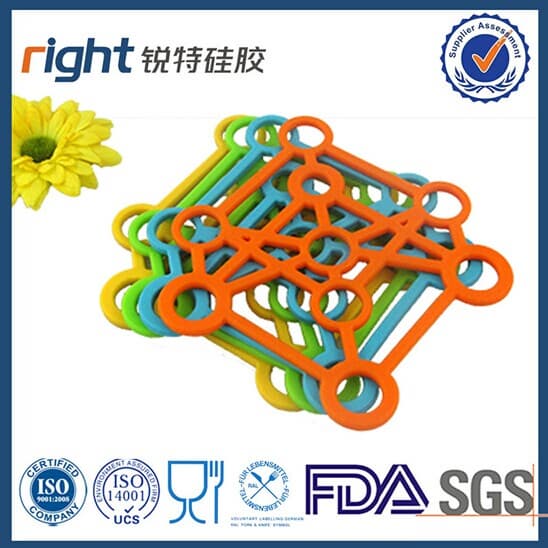 Hot selling Kitchen Silicone Table Coaster